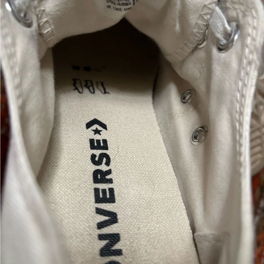 Women's Converse CTAS Leopard Lift Ox Low, 565626C Natural Ivory 7.5 - Picture 7 of 10